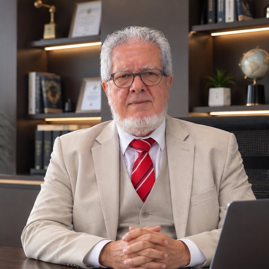 Alfredo Jaramillo, Colombian attorney, at the office